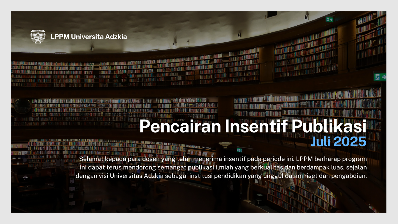 Pencairan Insentif Publikasi Juli 2025